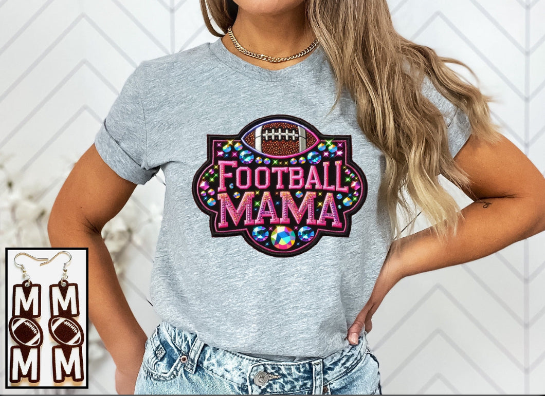 Football Mama Rhinestone