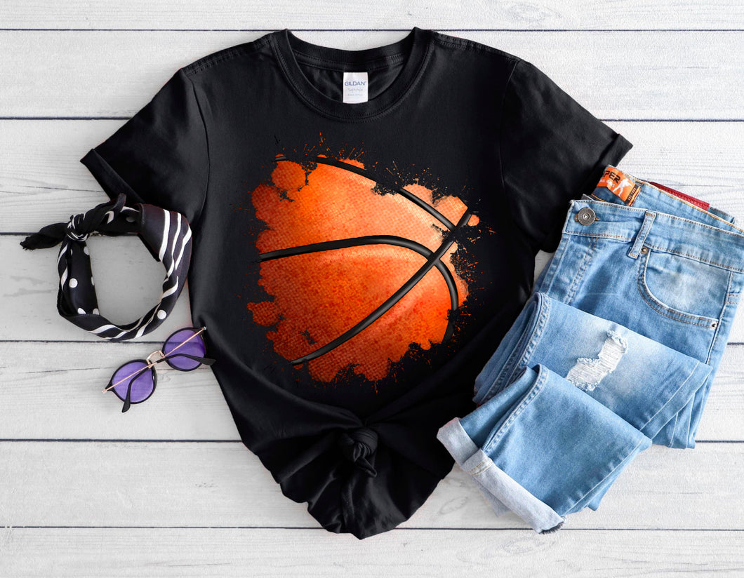 Distressed Basketball Tee