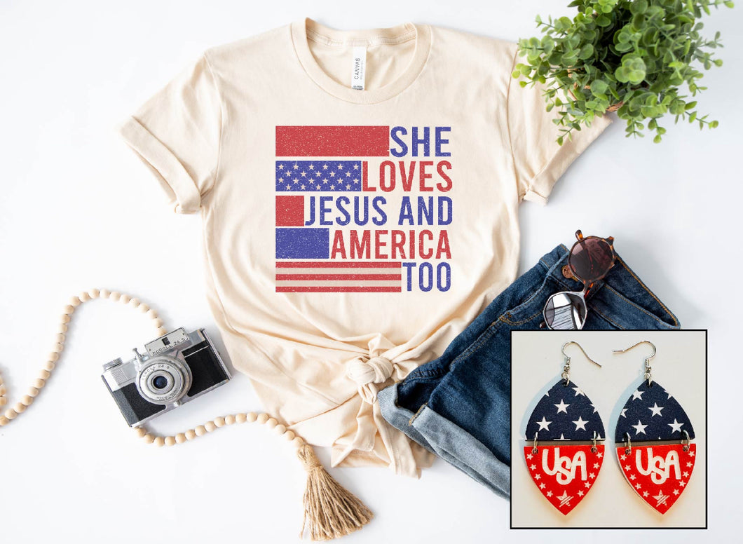 She Loves Jesus and America Too