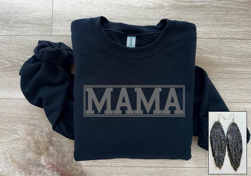 Black on Black Mama Sweatshirt