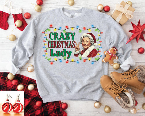 Crazy Christmas Lady