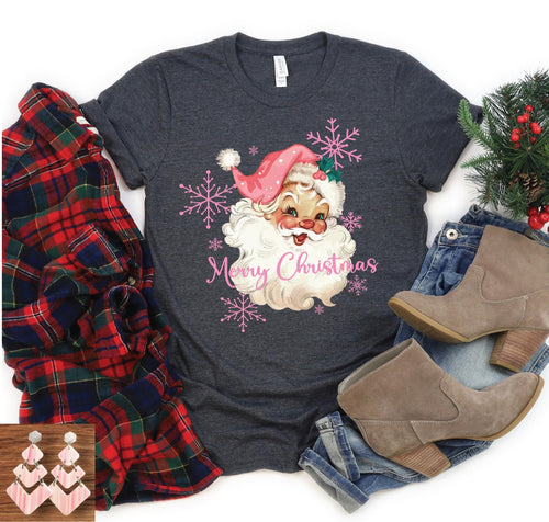 Pink Santa Tee